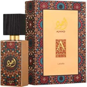 Ajwad Perfume 60 ml Eau De EDP Fragancia árabe para hombres y mujeres,  de Lattafa