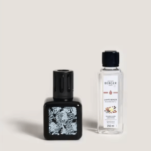 Cofre lámpara Berger Glaçon Zebra Negra